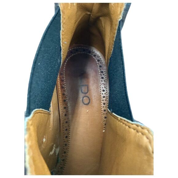 FAIR2GOOD USED Aldo Brown Suede Boots Men's Size 12 - Picture 6 of 7